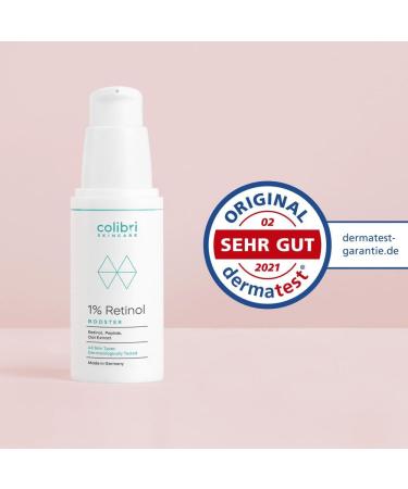 Colibri Skincare 1% Retinol Booster 30ml - Radiant Skin with Liposomal Retinol Serum - Visible Results & Smooth Texture - Buy Online on GoSupps.com