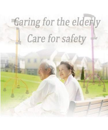 Telescopic Non Slip Crutches Adjustable Walking Stick With Wide Base Comfortable Handle Provides Extra Support Stability Durable Mobility Aid Cane Red for Arthritis Elderly Seniors & Handicap The - Buy Online on GoSupps.com