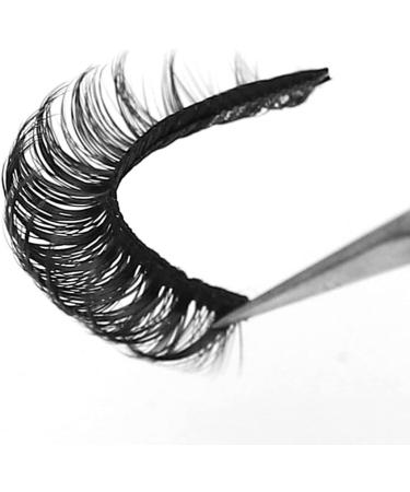 Eyelashes Russian Strip Lashes Natural Fluffy Wispy D Curly Effect Hybrid Strip Lashes Look Like Extensions 10 Pairs (D-01) - Buy Online on GoSupps.com