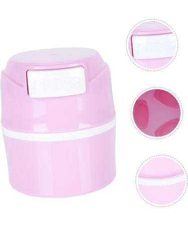 Healeved 1pc Glue Storage Tank Activated Charcoal Eye Lashes Glue Airtight Containers Lash Glue False Makeup Storage Tool Storage Jar Eyelash Abs Environmental Protection Material Pink - Buy Online on GoSupps.com