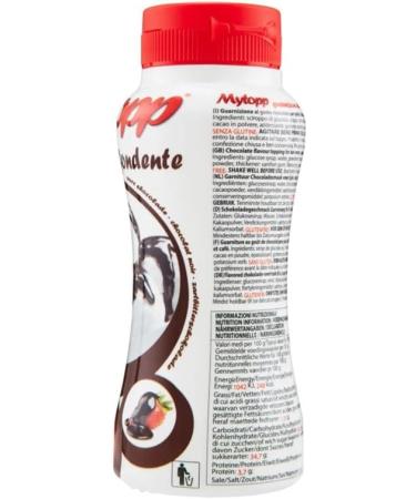  Italian Gourmet E.R. Toschi Topping Squeeze Cioccolato Fondant Set of 3 Dark Chocolate Sauces for Coffee Cocktails Ice Cups Porridge Pancakes and Pastries 200g + Italian Gourmet Polpa 400g - Buy Online on GoSupps.com