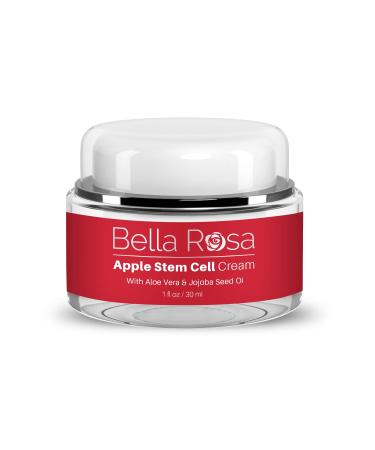 Bella Rosa Apple Stem Cell Cream Advanced Exfoliating Lotion with Malus Domestica Fruit Cell Extract - Moisturize Brighten and Reduce Wrinkles - Antioxidant-Rich Formula for Healthy Skin