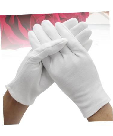POPETPOP 12 Pair Cosmetic Moisturizing Industrial Kitchen Cleaning Spa Laboratory Hand White Medical Coin Work - Buy Online on GoSupps.com
