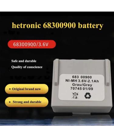 Buy (1 Pack) 68300900 Battery 3.6V 1.2A - Rechargeable HETRONIC Battery for Remote Control | Fast International Shipping - Buy Online on GoSupps.com