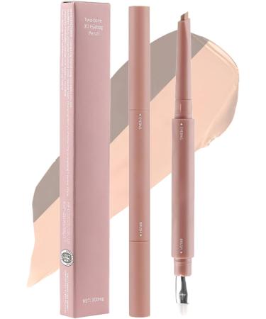  Sghtil Eye highlighter pencil | Two-tone silkworm highlighter pencil for makeup | 2.5g Concealer for dark circles and eyeshadow for women face travel youth - Buy Online on GoSupps.com
