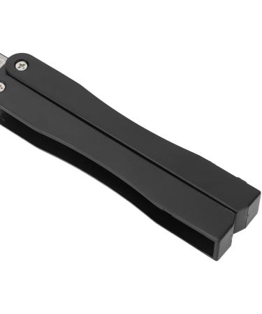 Yuecoom Portable Double-Sided Razors - Emery Fan-Shaped Folding Pocket Razors for Outdoor Gardening & More (Black) | International Shipping Available - Buy Online on GoSupps.com