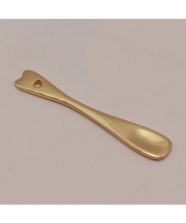 Desikixudy 5pcs Mini Metal Makeup Spatula Set for Eyebrow and Lipstick (Gold) - Buy Online on GoSupps.com