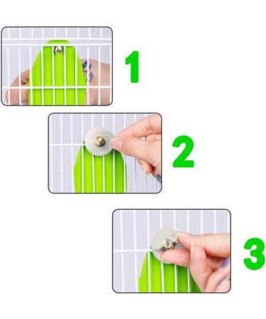 Cuttlebone Holder for Birds - 3 Pcs Parrot Stand with Plastic Cuddle & Bone Sticks - Ideal for Parrots Parakeets & Finches (Green) - International Shipping - Buy Online on GoSupps.com