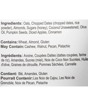 Nature's Mix Date Square Granola - Made with Local Canadian Honey - Vegetarian and Kosher Certified Date Square Granola 312 Grams White 312 g (Pack of 1) - Buy Online on GoSupps.com