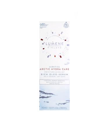 Lumene Arctic Hydra Face Serum - Moisture Relief for Sensitive & Dry Skin | Hydrating Serum with Nordic Bilberry Oat Oils & Ceramides (30ml - Buy Online on GoSupps.com