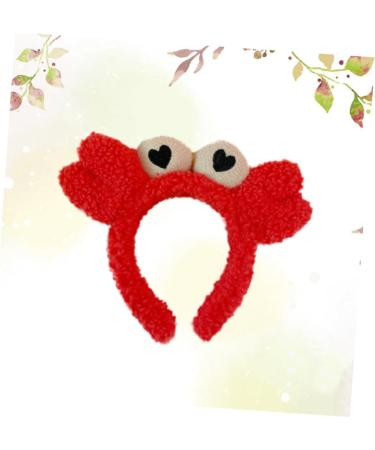 minkissy Animal Cosplay Headwear Plush Animal Hair Hoop Cosplay Animal Hair Hoop Sea Animal Costume Headband Plush Crab Headband Makeup Headband Hair Hoops Hair Accessories Make up Girl One Size Red - Buy Online on GoSupps.com