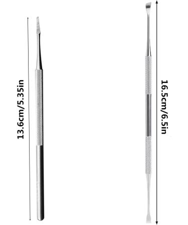 Symphonyw Stainless Steel Dog Calculus Remover - 2PCS Dental Teeth Cleaning Tools - Buy Online on GoSupps.com