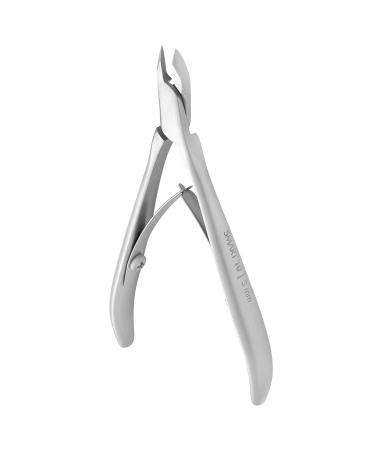 STALEKS PRO SMART 10 NS-10-3 CUTICLE NIPPERS 1/4 JAW 0.12 INCH 3 MM For Professionals and Experts Handmade in Europe with Blade Protector