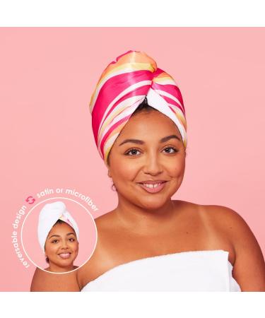 GrandeHAIR Satin & Microfiber Towel for Effortless Hair Care - Fast International Shipping - Buy Online on GoSupps.com