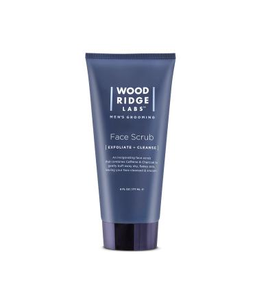 Men's Grooming Caffeine & Charcoal Daily Face Scrub - Exfoliate Moisturize & Cleanse - Gentle for Sensitive Skin - Paraben & Cruelty Free - USA Made 6 oz - Buy Online on GoSupps.com