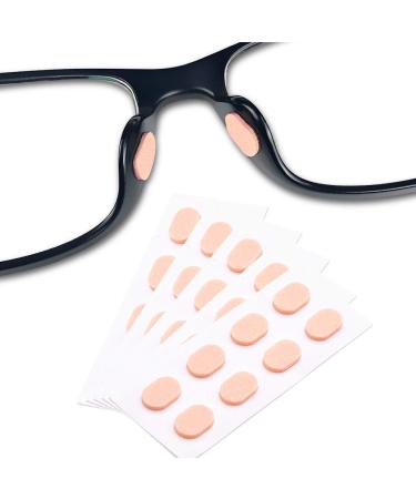 Festful Eyeglass Nose Pads,20 Pairs of Soft Foam Nose Pads, Self-Adhesive Anti-Slip Soft Foam Glasses Nose Pads (Skin Color/1.5mm) Skin Color 1.5mm