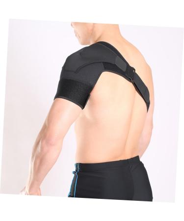 FRCOLOR 2pcs Shoulder Brace - Breathable Support Strap & Shoulder Pad | Black - Ideal for Pain Relief & Recovery - Buy Online on GoSupps.com