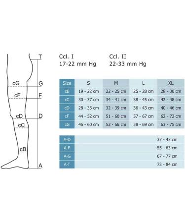 Buy XL Black Compression Stockings Class II 22-23 mmHg Knee High Open Toe - Graduated Compression for Optimal Support - Buy Online on GoSupps.com