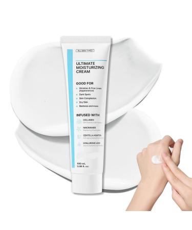 Teegxddy 1 piece Centella Moisturizing Cream Centella Asiatica Cream Ultimate Moisturizing Cream Pore Refining Antioxidant and promotes collagen regeneration Face Cream contains Hyaluronic Acid