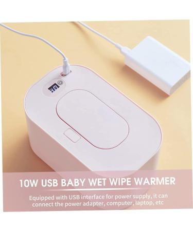 Wipe Warmer with Digital Display Large Capacity Wipes Dispenser 3 Modes of Temperature Heating Control Warms Quickly and Evenly Comfort and Safety Pink Style 1 - Buy Online on GoSupps.com