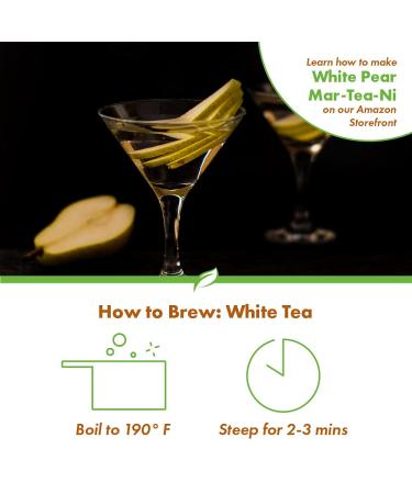 Revolution Tea Pear White Tea 16 Bags Full Leaf Mesh Infuser - 16 Count Pack - Buy Online on GoSupps.com