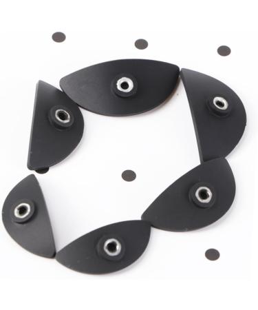 Amosfun 12 Pcs Eye Makeup Eyeshadow Stamp Applicator Eye Shadow Tool Seal Crystal The Lazy 5*2.5cmx2pcs Blackx2pcs - Buy Online on GoSupps.com