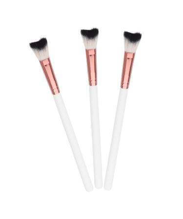 SOESFOUFU 3pcs Fish Tail Brush Makeup Brushes for Nose Highlighter Brush Nose Contour Brushes Nose Makeup Tool 18.50X1.00X1.00CM As Shown
