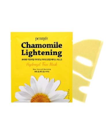Petitfee Chamomile Hydrogel Face Mask - 5 Sheets, Brightening & Soothing - Buy Online on GoSupps.com