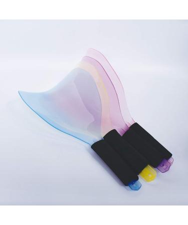 VIPolish Plastic Hairspray Face Shield - Barber Hair Salon Stylist Haircut Makeup Protector with Sponge Handle (Random Color) - Buy Online on GoSupps.com