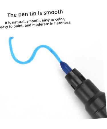 WOONEKY 6pcs Eyebrow Pen Eyebrow Tattoos Pen Pen Tool Surgery Pen Pen Plastic 13.9x1.8cm Blue - Buy Online on GoSupps.com