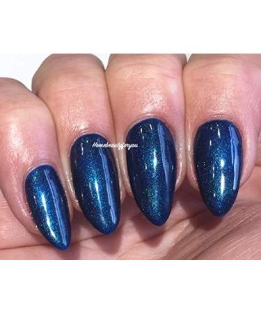 Bluesky Nail Gel Polish Blue Shimmer Peaclock Plume Contradictions 80603 UV LED Soak Off 10ml - Buy Online on GoSupps.com