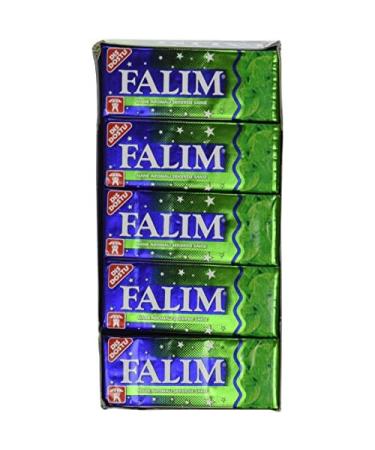 Gomme m cher sans sucre au go t menthe de Falim 100 pi ces (5 x 20 pi ces) Gomme m cher dure naturelle sans sucre bouton rafra chissant haleine fra che 100 pi ces - Trinovi