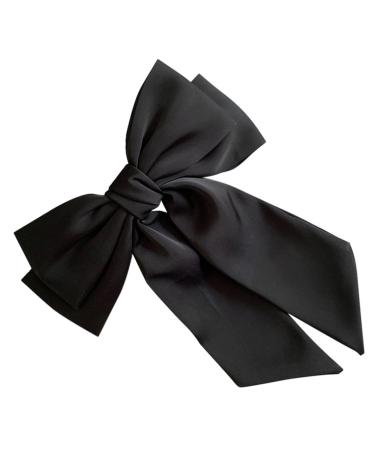 Bow Hairpin Hair Pin Hair Clip Bobby Pins Black Ponytail Clip Hair Bows for Teens Big Hair Bows Hair Barrettes for Women Hair Ribbon Bow Large Hair Bows Alloy 3 Alligator Clip Miss