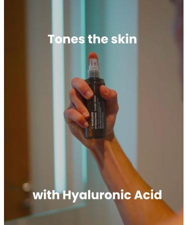 ManCave Hyaluronic Acid Toner Spray 125ml - Moisturize, Tone, and Refresh Skin - Natural Formula with Hyaluronic Acid, Cucumber Extract, Aloe Vera - Vegan - Dermatologically Tested - Buy Online on GoSupps.com