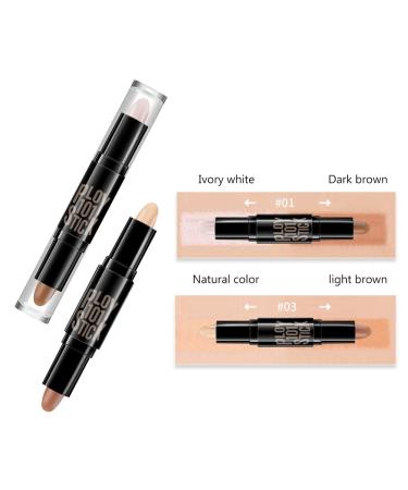 Buy Contouring Stick & Highlighter Set - Long-Lasting Concealer for Perfect Contours | International Shipping - Buy Online on GoSupps.com