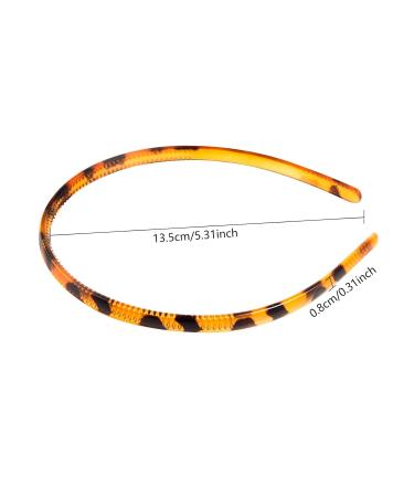 Plastic Headband Hair Ties - 3 Soft Anti-Slide Bands in 3 Colors | DIY Frontal Ligaments for Women Men & Girls - 8mm Width - Buy Online on GoSupps.com