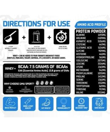 Buy 100% Whey Protein Isolate Powder - 5LB Cookies & Cream with Collagen BCAAs & Digestive Enzymes - 72 Servings for Optimal Performance & Recovery - Buy Online on GoSupps.com
