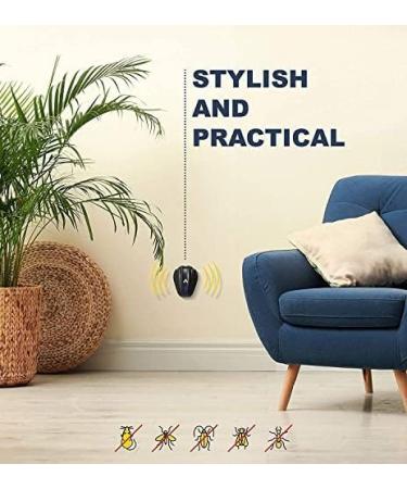 2023 Ultrasonic Pest Repeller Plug-in - Indoor/Outdoor Electronic Repellent for Rat, Bat, Mouse, Squirrel, Bug, Bee, Ant, Spider, Wasp, Cockroach, Fly, Mosquito, Rodent, Termite, Roach - Black - Buy Online on GoSupps.com