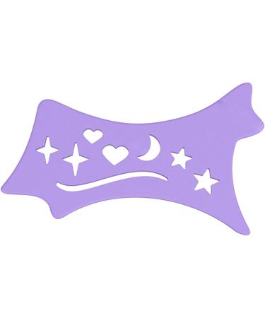 Eyeshadow and Eyeliners Stencils Pad Soft Flexible Eyeliners Stencils | Precision Beveled Design Eye Liners Reusable Cleaning Cloths for Women Purple - Buy Online on GoSupps.com