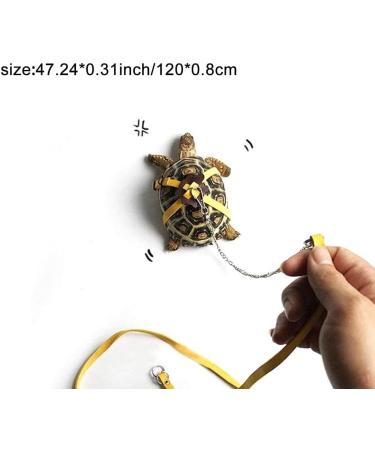 Leather Harness Strap for Tortoise Adjustable Small Pet Harness Reptile Leash Turtle Leash Pet Walking Lead - Buy Online on GoSupps.com