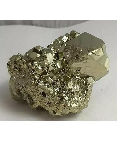 Iron Pyrite Crystal Cluster Specimen Peru Fools Gold (Size : 200-300g) - Buy Online on GoSupps.com