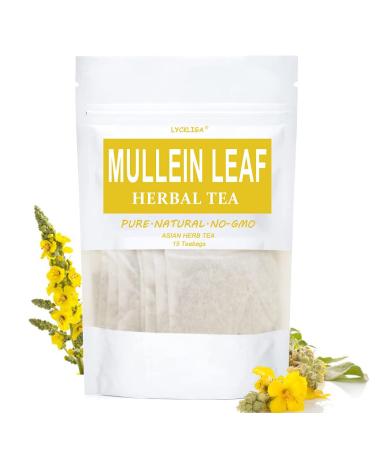 Mullein Leaf Tea, Mullein Herbal Tea for Lung Detox, Mullein Tea for Healthy Respiratory and Bronchial Function (15 Tea Bags) - Buy Online on GoSupps.com