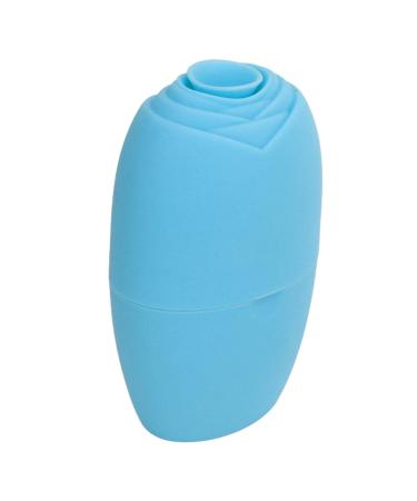 Silicone Ice Face Roller - Beauty Ice Massager Cube for Neck & Eye Skin Care | Cooling Tool (Blue) - Shop Now - Buy Online on GoSupps.com