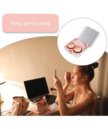 ACYAHAOCA 1 Set Marble Contact Lens Case Mini Travel Contact Lens Case with Mirror Portable Soak Storage Kit for Travel Office Home Everyday or Outdoor Activities - Buy Online on GoSupps.com