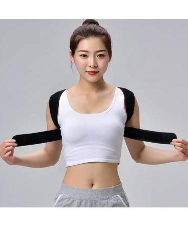Posture Corrector for Men & Women | Adjustable Back Straightener for Pain Relief | Comfortable Support for Back Shoulder & Spine - Buy Online on GoSupps.com