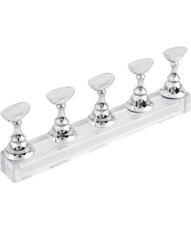 Fegtrtyoa 2X Magnetic Acrylic Manicure Tools Nail Practice Hand Nail Exercises Pedestal Nail Supplies Nail Tips Display Stand - Buy Online on GoSupps.com