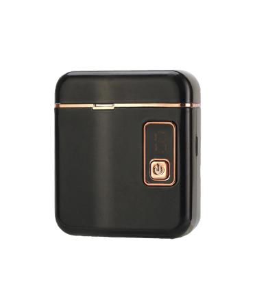 Electric Nail Clippers with Light Cordless Automatic Nail Clippers Polisher 3 Speeds Fingernail Clipper and File with Catcher for Teens Adults Elderly Caregivers Manicure Black