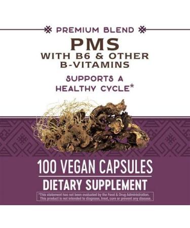 Nature's Way PMS Support with B6 & B-Vitamins - 100 Vegan Capsules - Buy Online on GoSupps.com