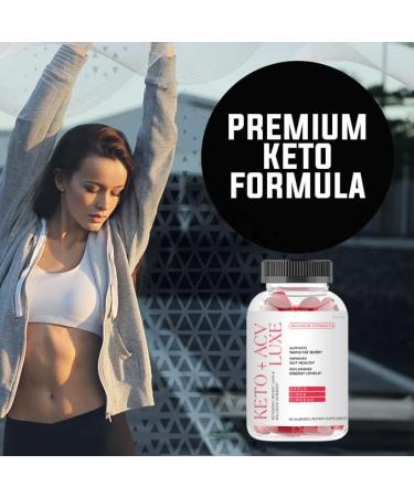 Keto Luxe ACV Gummies - 60 Count | Premium Keto Luxe Supplements - Buy Online on GoSupps.com