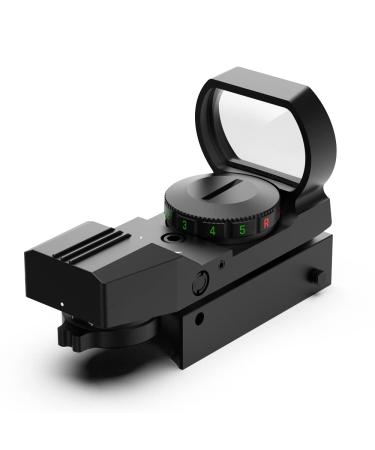 Reflex Sight, Red Green Dot Sight with 4 Reticles,Anti-Fog & Shockproof Aiming Scope Sight